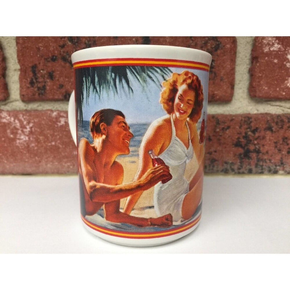 Coca Cola Through Years 1946 Mug Heirloom Collection 1987 Delicious Drink Coke